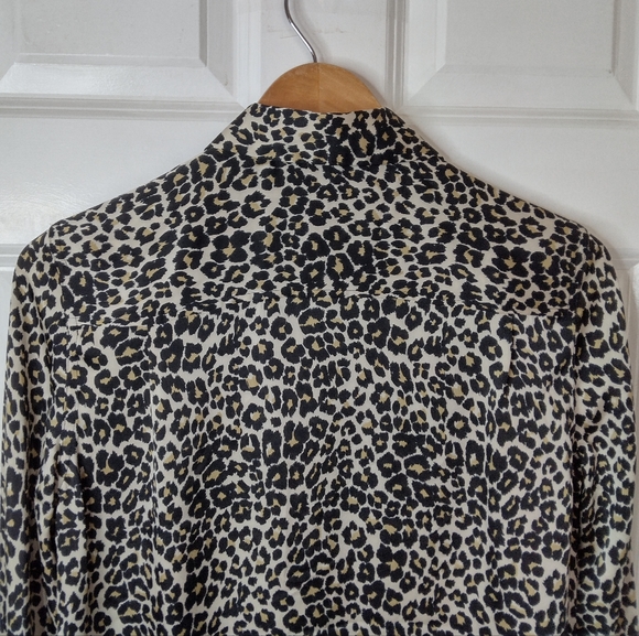 Equipment Reese Leopard Print Button Down Shirt Size XS - Picture 12 of 15